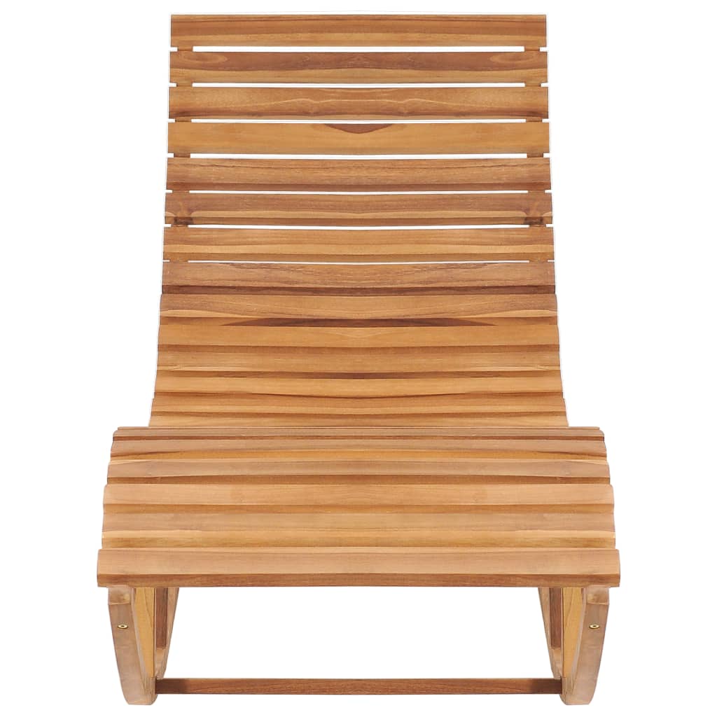 Ligbed Schommelend Massief Teakhout