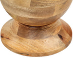 Bijzettafel Rond 43X43X66 Cm Massief Mangohout