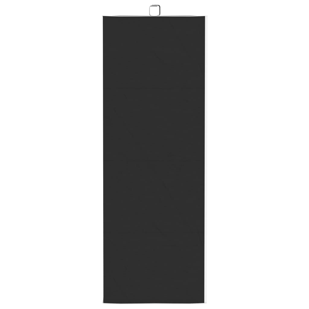 Kledingorganisers Hangend Met 4 Schappen Stof Zwart