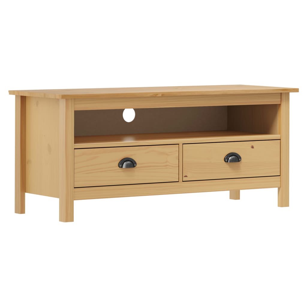 Tv-Meubel Hill 110X40X47 Cm Grenenhout Honing