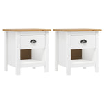 Nachtkastjes Hill Range 46X35X49,5 Cm Massief Grenenhout