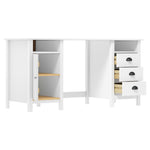 Bureau Hill 150X50X74 Cm Massief Grenenhout