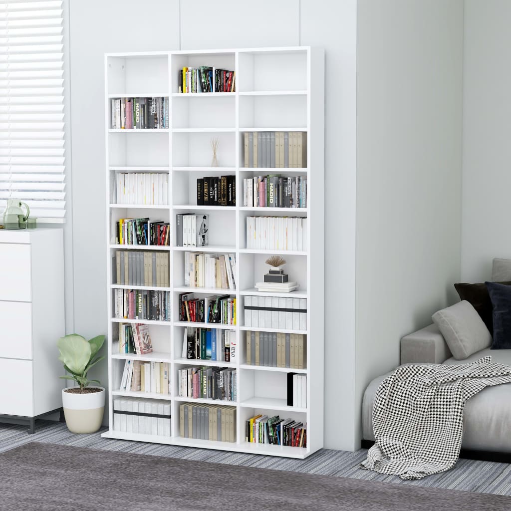 Cd-Kast 102X16X177,5 Cm Bewerkt Hout