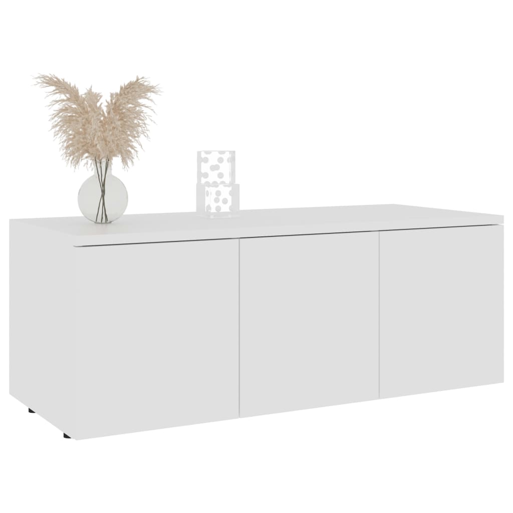 Tv-Meubel 80X34X30 Cm Bewerkt Hout