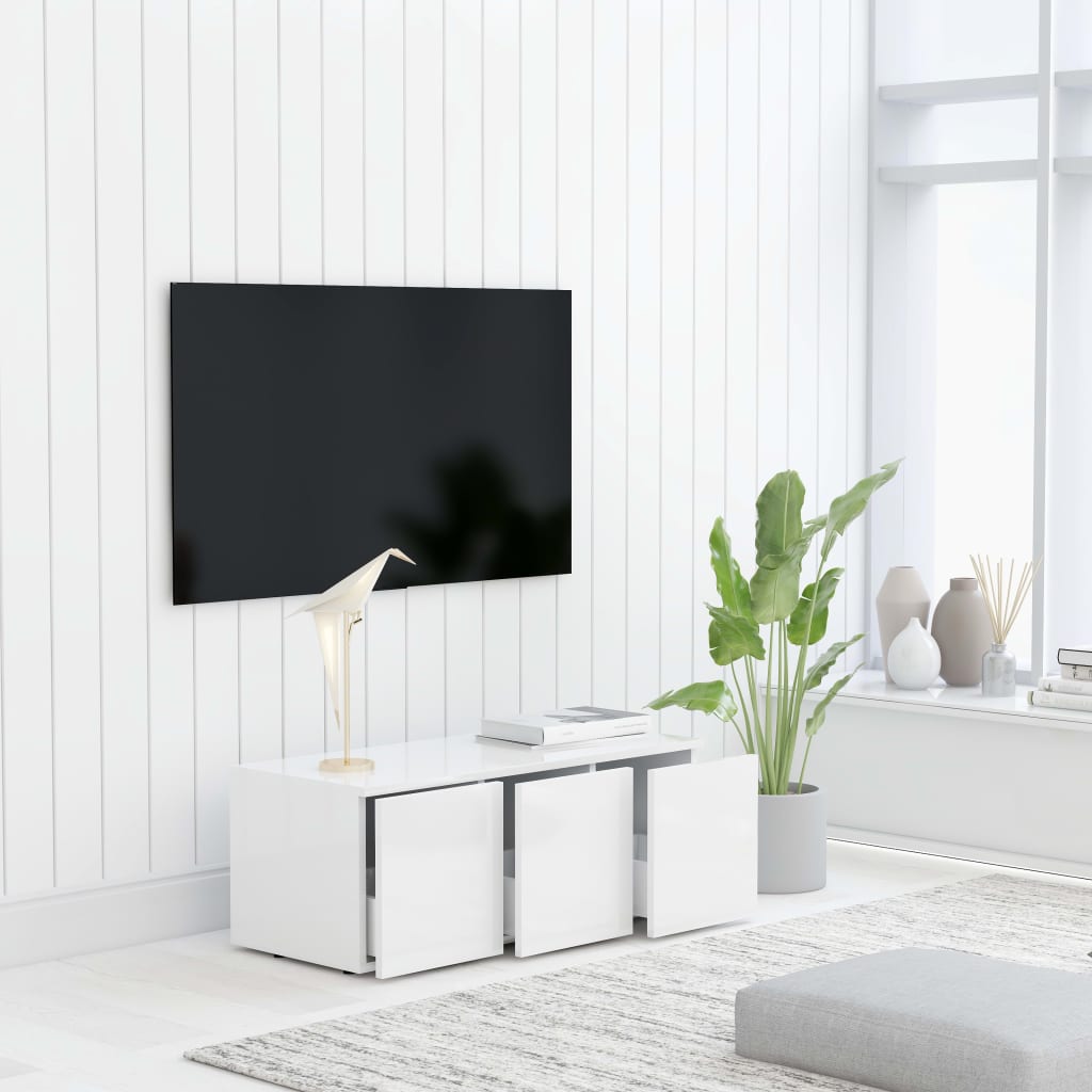 Tv-Meubel 80X34X30 Cm Bewerkt Hout