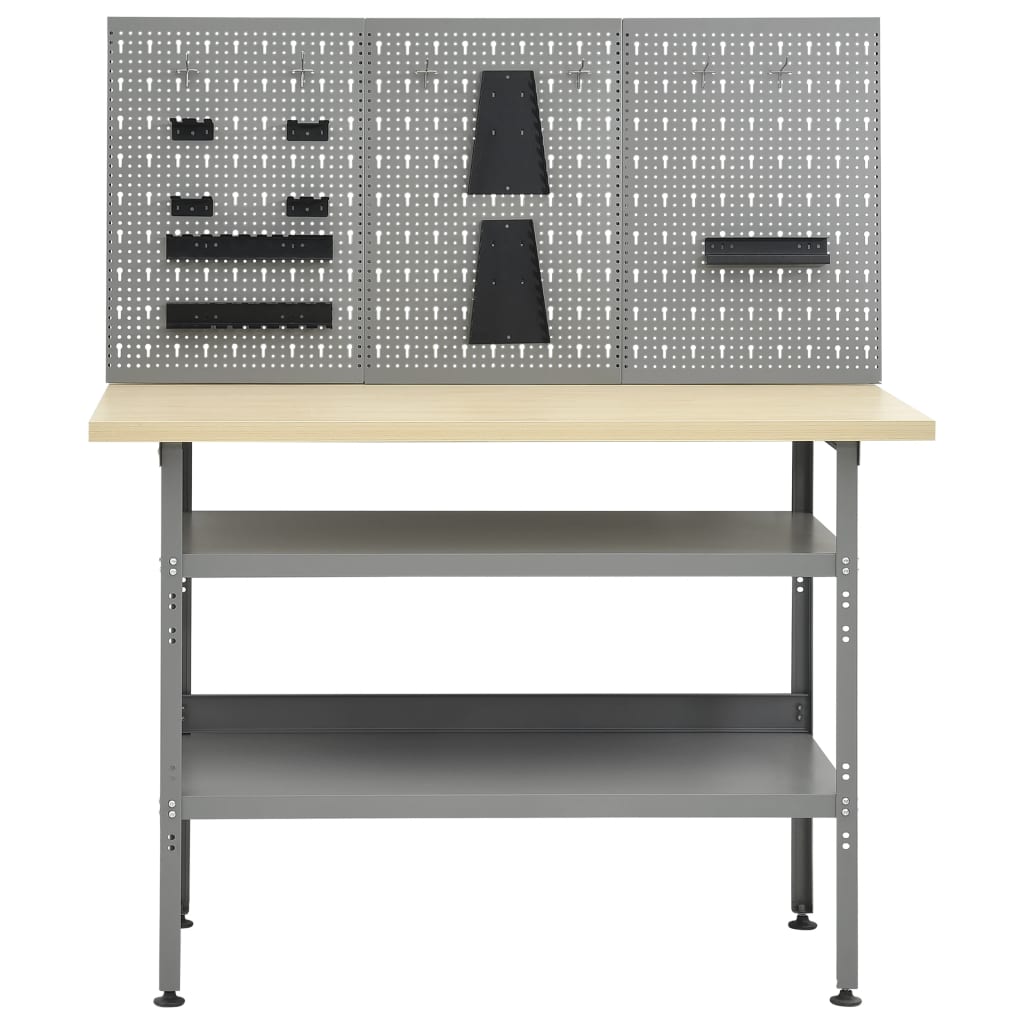Werkbank Met Drie Wandpanelen