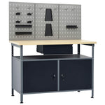 Werkbank Met Drie Wandpanelen