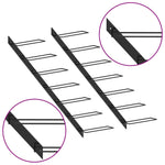 Wijnrekken Voor 14 Flessen Wandmontage Metaal