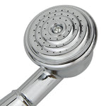 Badkraan Tweeknops En Handdouche Chroom Wit