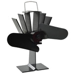 Kachelventilator Met 2 Vinnen Zwart