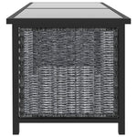 9-Delige Loungeset Met Kussens Poly Rattan Antraciet