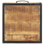 Nachtkastje 40X40X35 Cm Ruw Mangohout