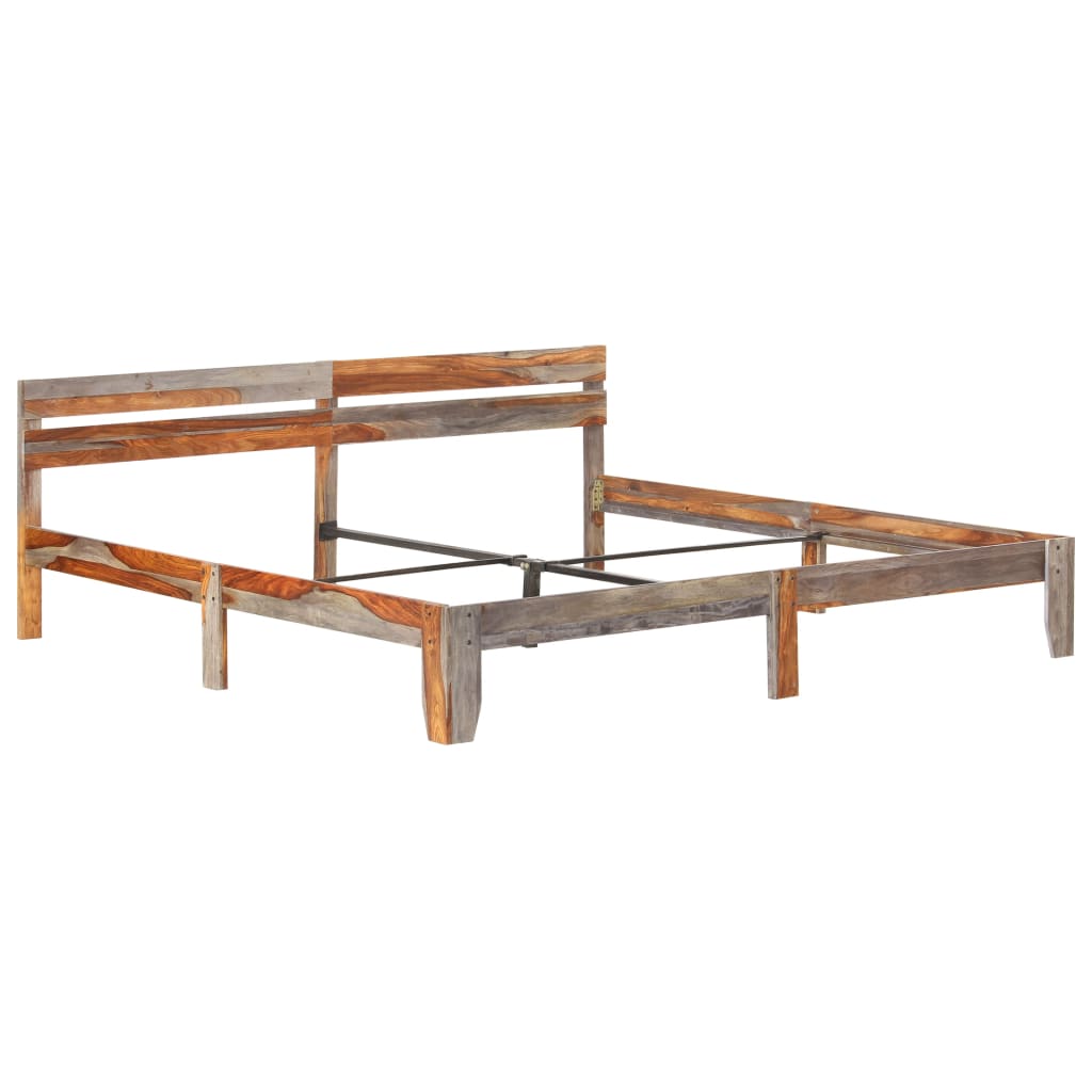Bedframe Zonder Matras Massief Hout