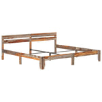 Bedframe Zonder Matras Massief Hout