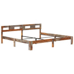 Bedframe Zonder Matras Massief Hout