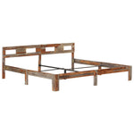 Bedframe Zonder Matras Massief Hout