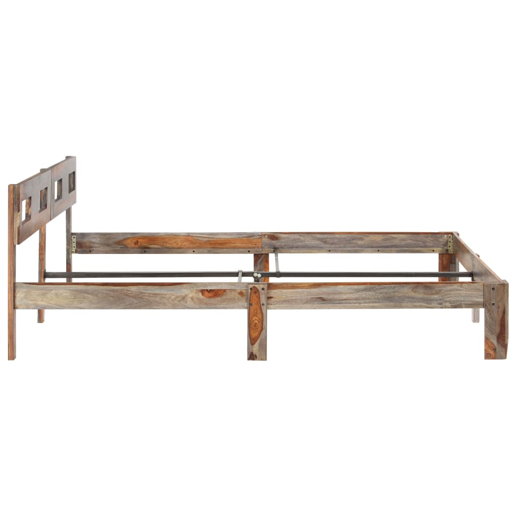 Bedframe Zonder Matras Massief Hout