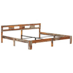Bedframe Zonder Matras Massief Hout
