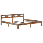Bedframe Zonder Matras Massief Hout