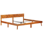 Bedframe Zonder Matras Massief Hout