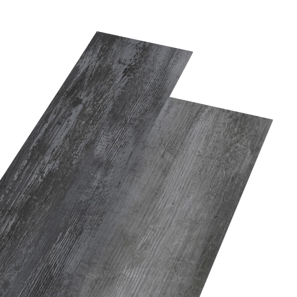 Vloerplanken Niet-Zelfklevend 4,46 M² 3 Mm Pvc Glanzend Grijs