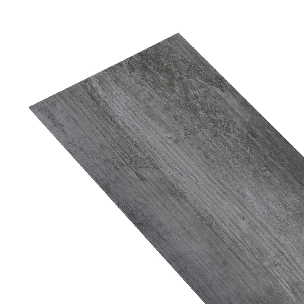 Vloerplanken Niet-Zelfklevend 4,46 M² 3 Mm Pvc Glanzend Grijs