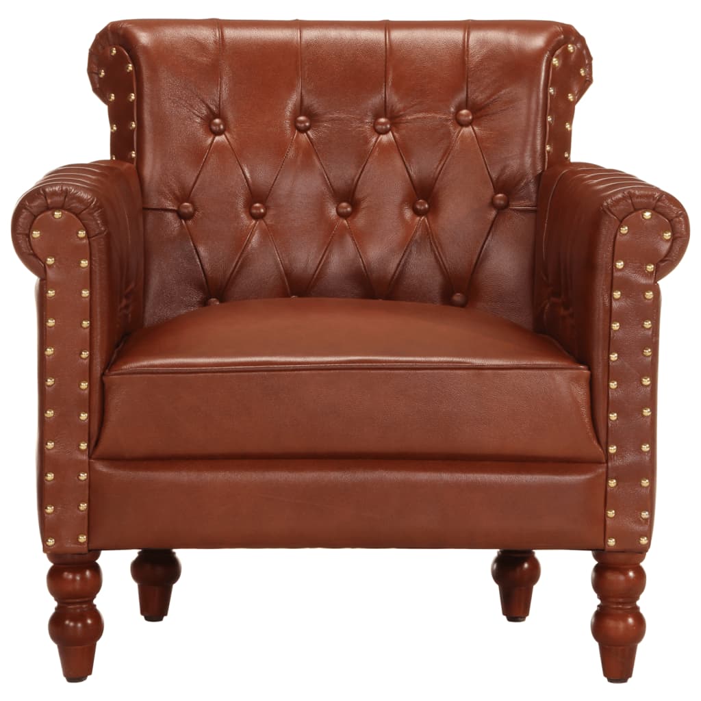 Fauteuil Echt Geitenleer