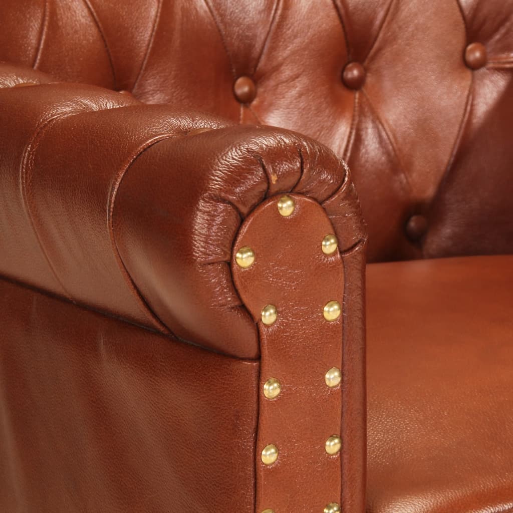 Fauteuil Echt Geitenleer