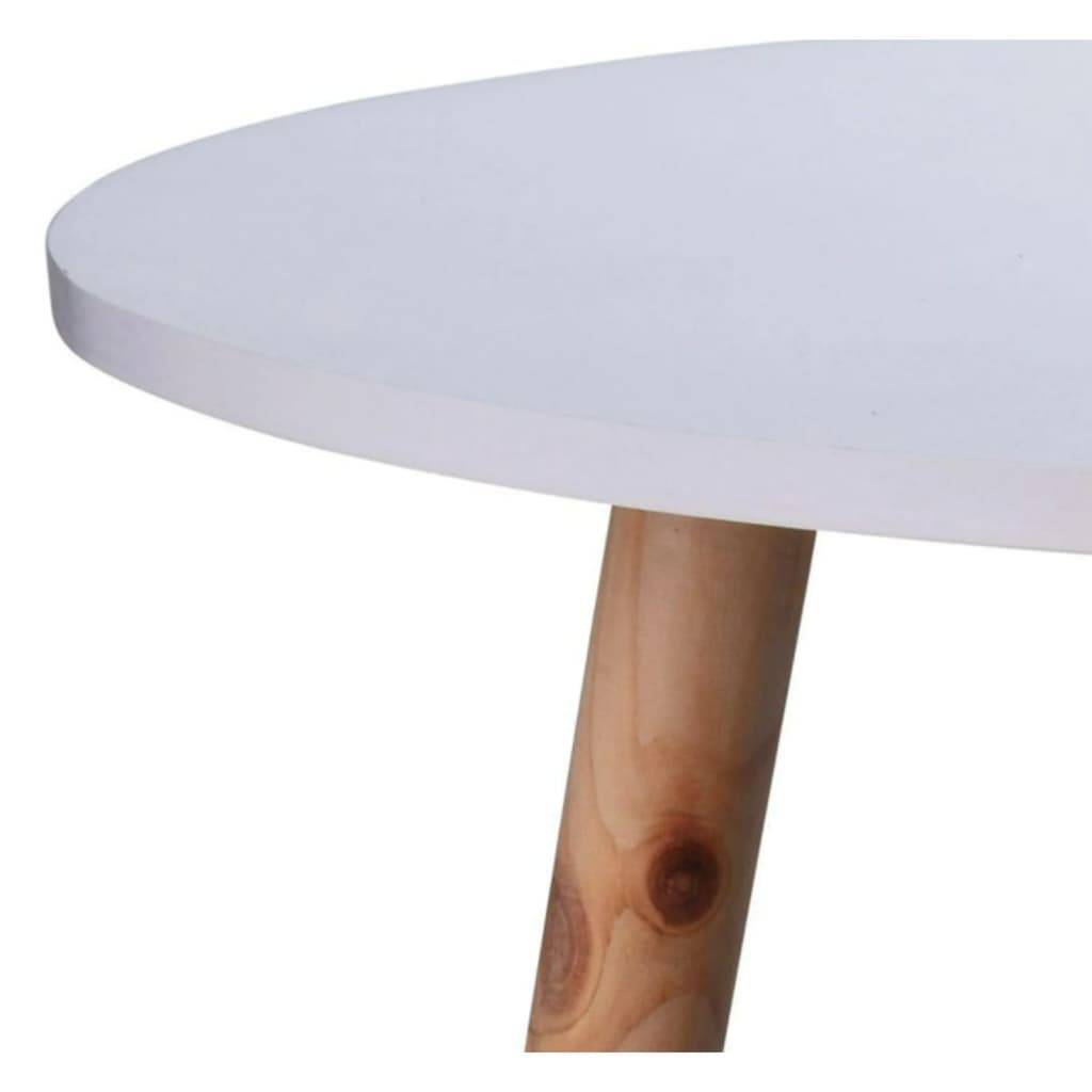 H&S Collection Kindertafel 60X41 Cm Wit