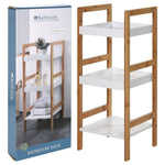 Bathroom Solutions Opbergrek Met 3 Schappen Mdf En Bamboe