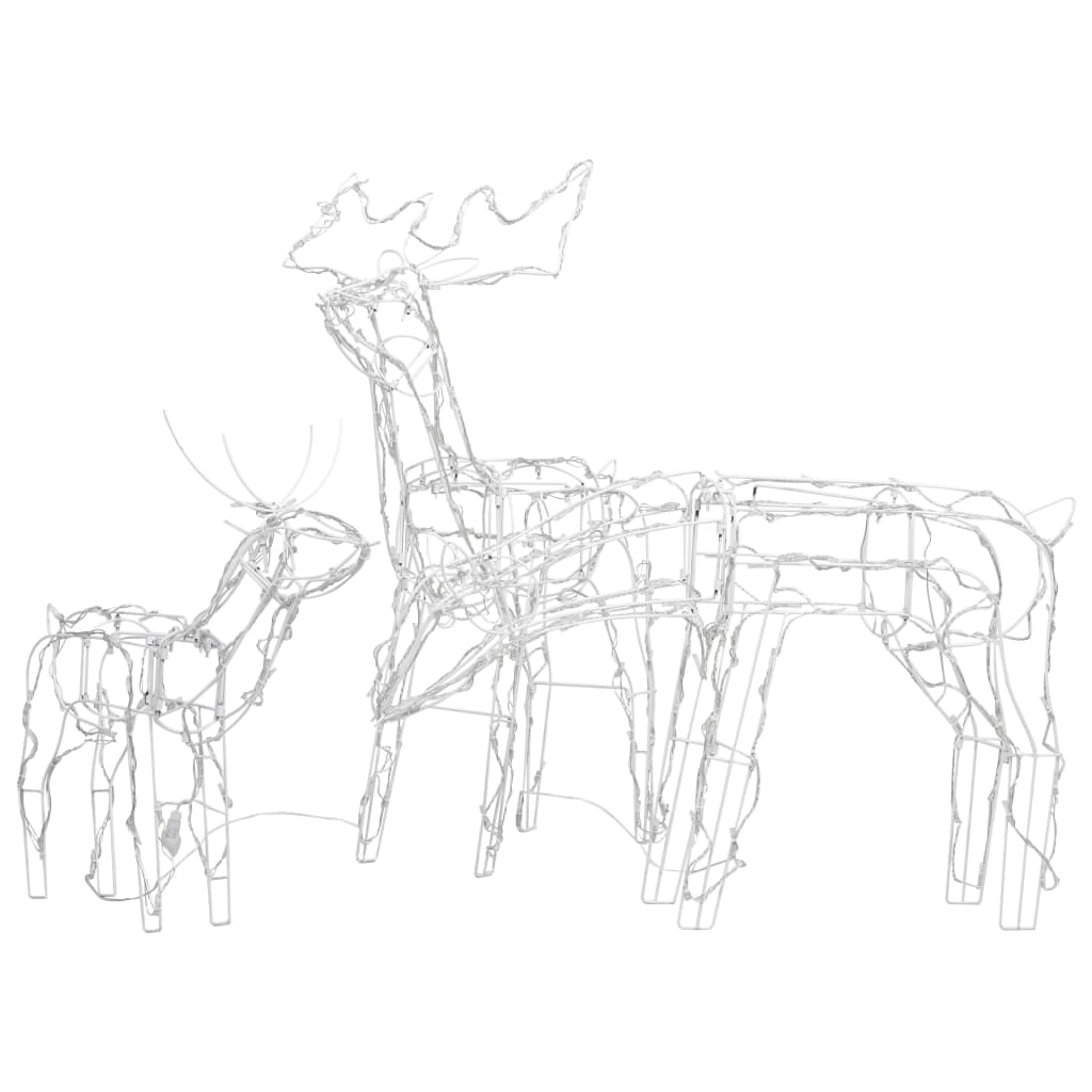 3-Delige Kerstverlichting Rendieren 229 Led's