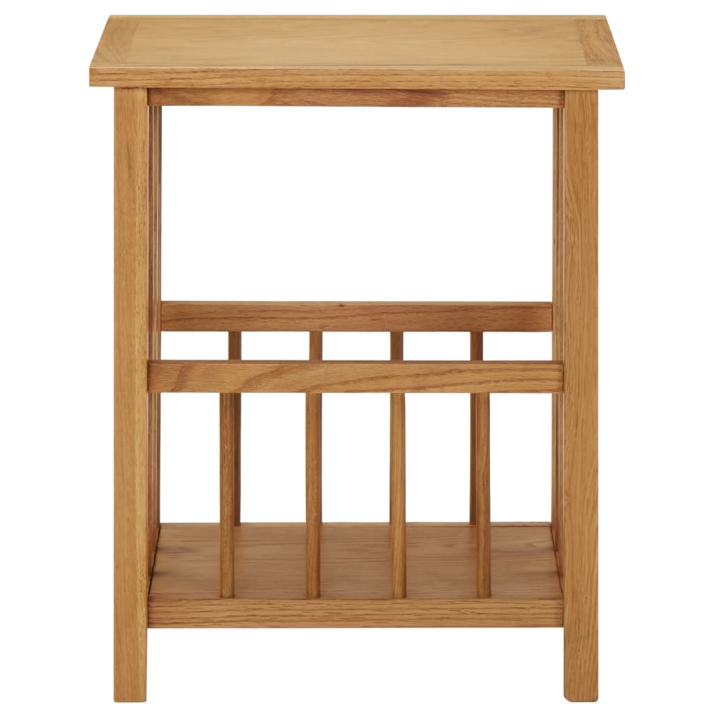 Bijzettafel 45X35X55 Cm Massief Eikenhout