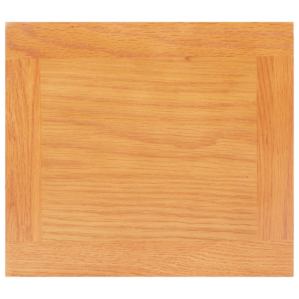 Bijzettafel 27X24X55 Cm Massief Eikenhout Eiken