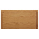 Kast 70X35X75 Cm Massief Eikenhout