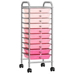 Opbergtrolley Met 4 Lades Mobiel Kunststof