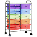 Opbergtrolley Met 4 Lades Mobiel Kunststof