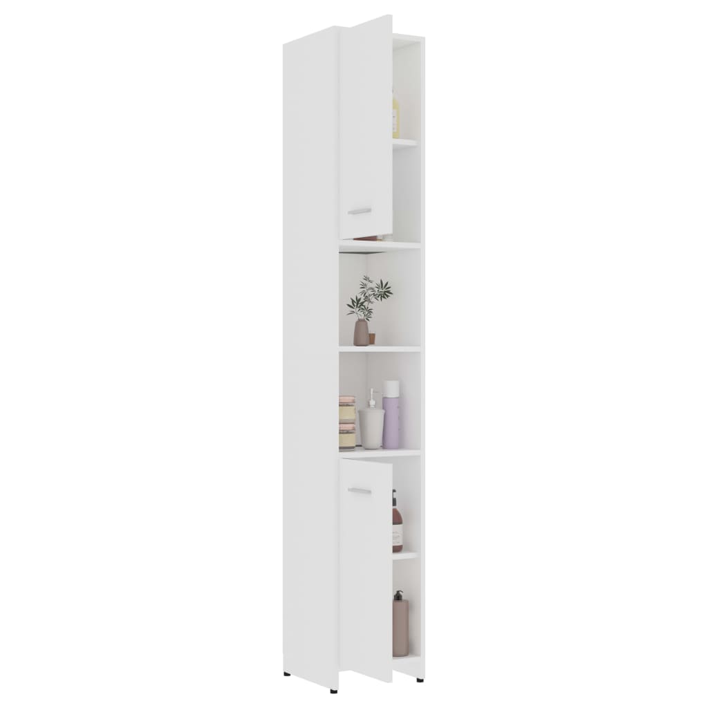 Badkamerkast 30X30X183,5 Cm Bewerkt Hout