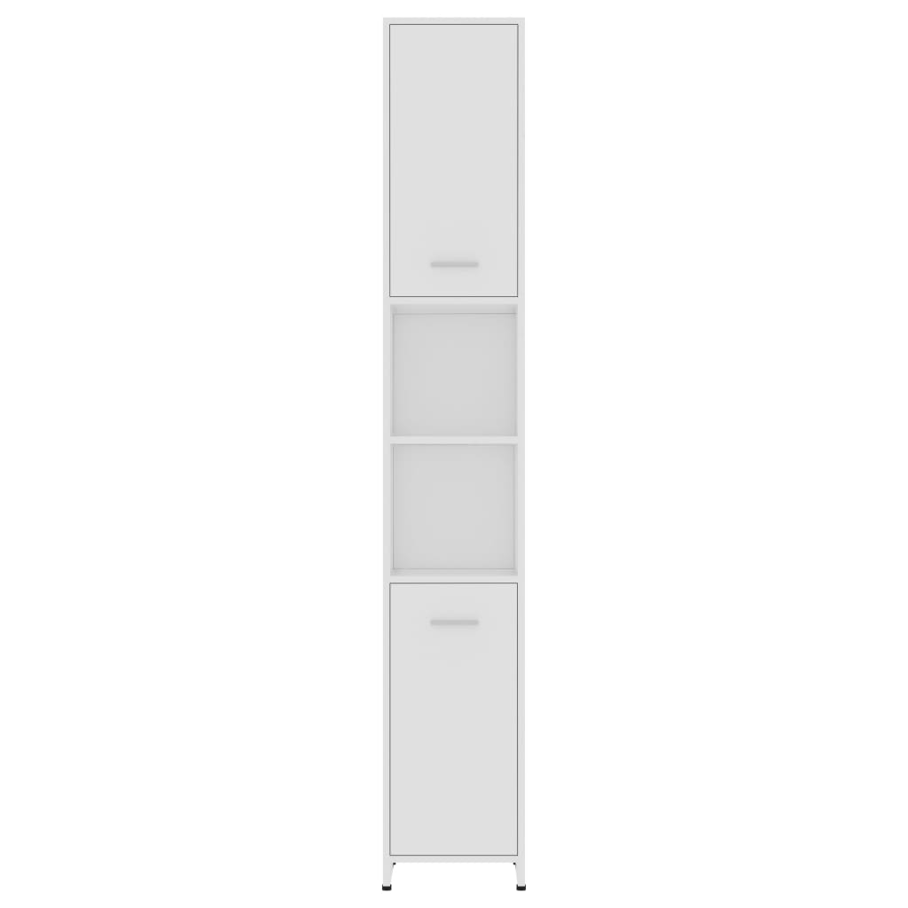 Badkamerkast 30X30X183,5 Cm Bewerkt Hout