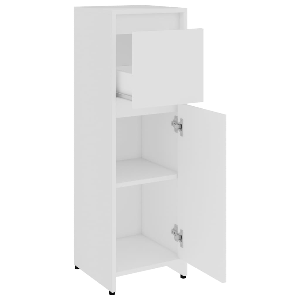 Badkamerkast 30X30X95 Cm Bewerkt Hout