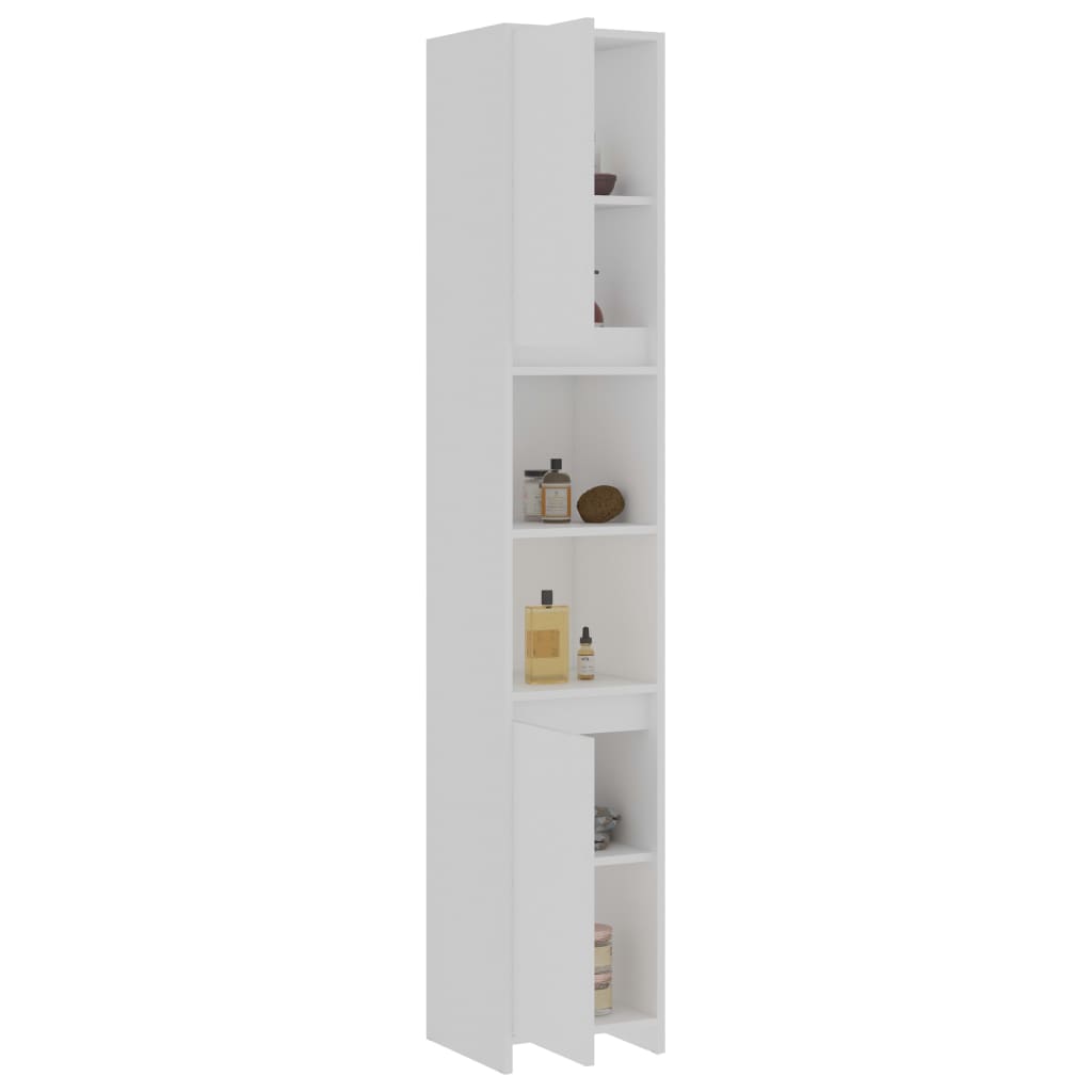 Badkamerkast 30X30X183,5 Cm Bewerkt Hout