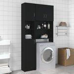 Badkamerkast 32X25,5X190 Cm Bewerkt Hout