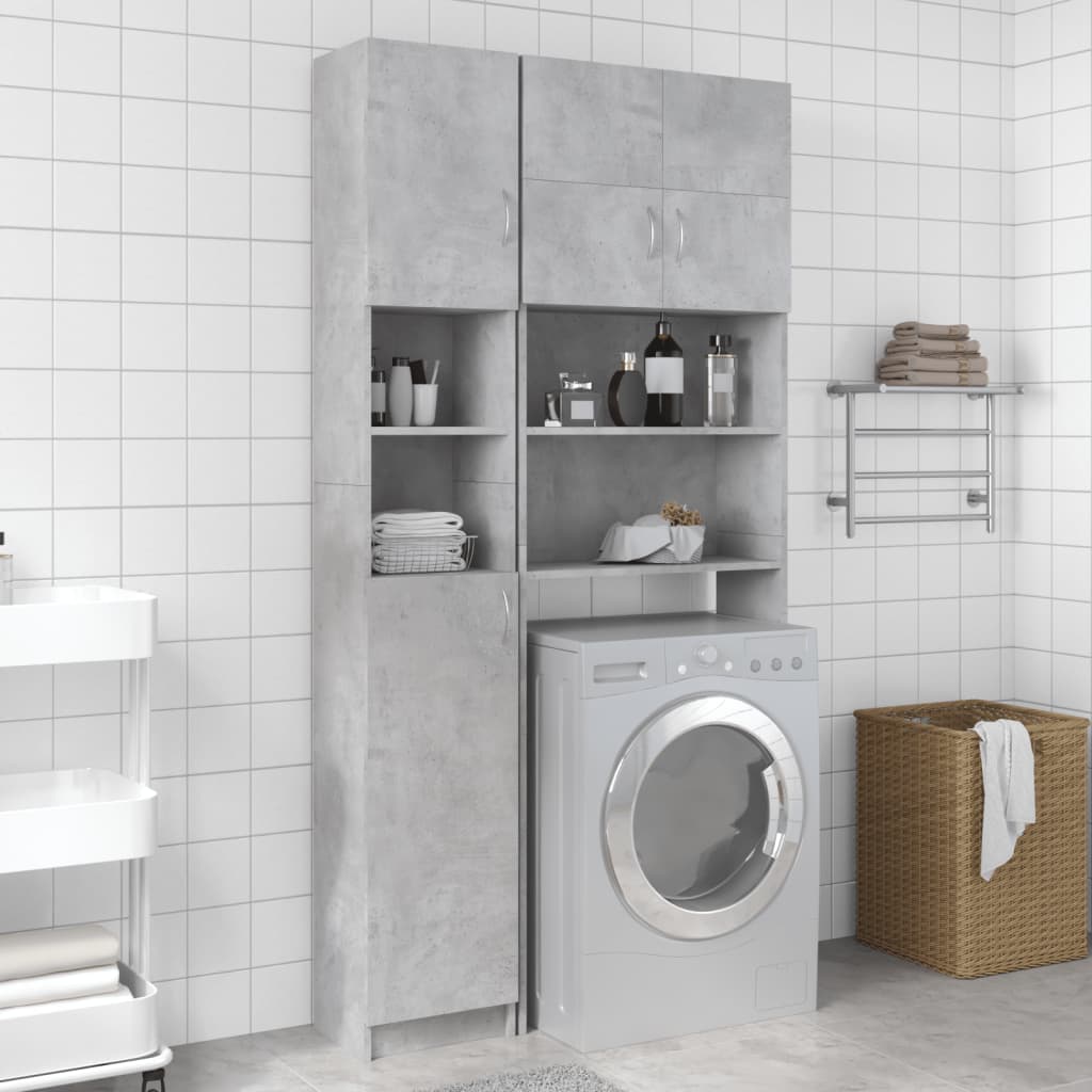 Badkamerkast 32X25,5X190 Cm Bewerkt Hout
