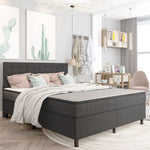 Boxspring Stof Donkergrijs