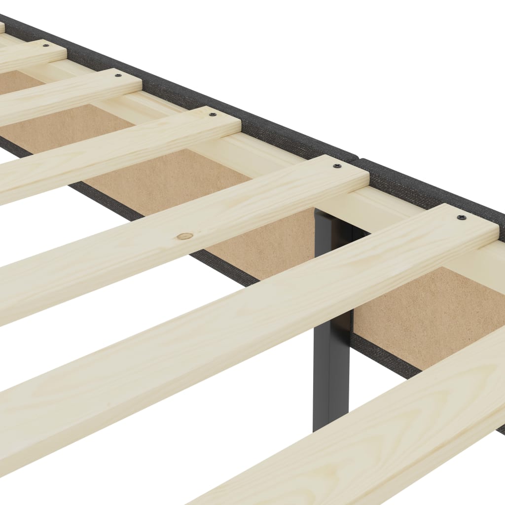 Boxspring Stof Donkergrijs