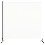 Kamerscherm Met 1 Paneel Stof Wit