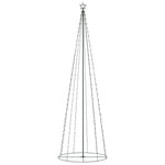 Kegelkerstboom 330 Meerkleurige Led's 100X300 Cm