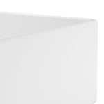 Wastafel Met Overloop Keramiek Mat