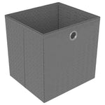 Kast Met 4 Vakken 69X30X72,5 Cm Stof Grijs