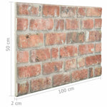Wandpanelen 3D Rode Baksteen Eps