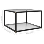 Salontafel Gehard Glas Transparant